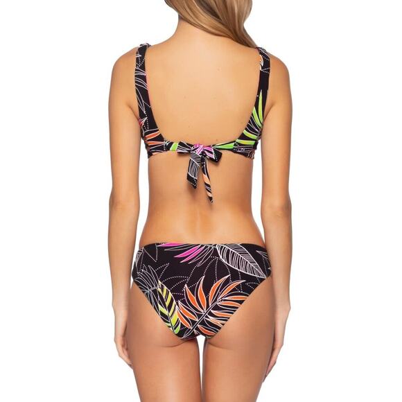 Becca NWT Miami Bralette Bikini Top Black Size S - Picture 6 of 7